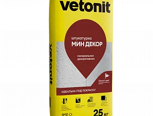 Штукатурка Vetonit мин декор 25 кг.